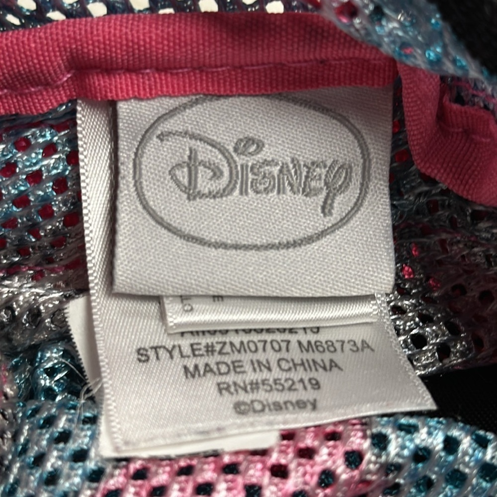 DISNEY MINNIE MOUSE Mesh Beach Pool Tote Blue & Pink Bag - Picture 3 of 6